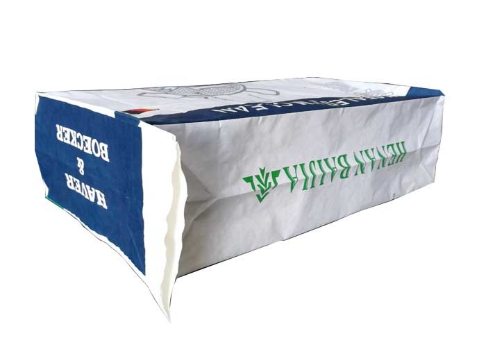 Large Capacity Multi Wall Kraft Paper Bags Lightweight Anti Slip Easy To Carry