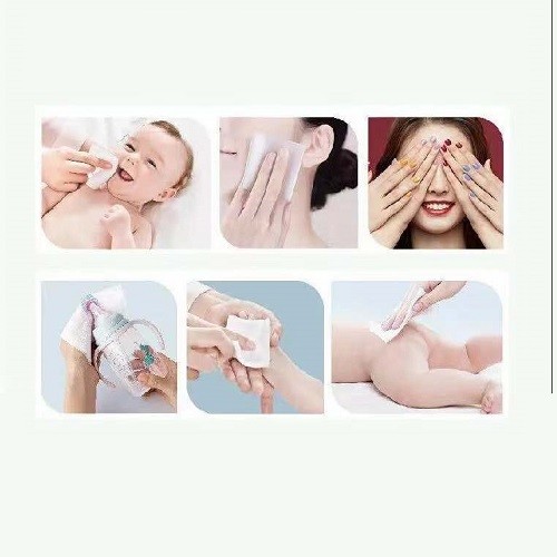 Custom Made Fragrance One Time Cleaning Disposable Dry Wipes Fluff Pulp