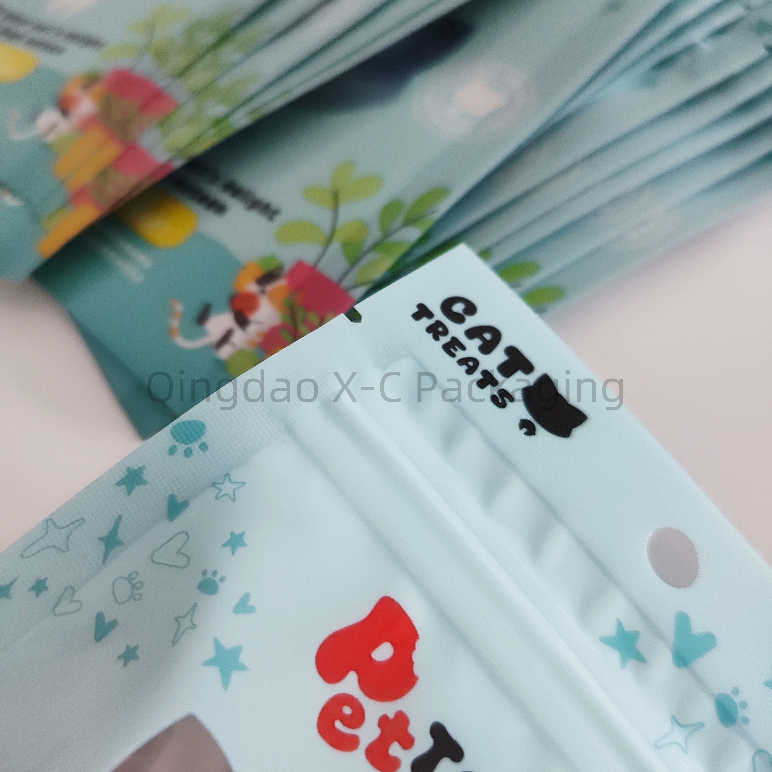Flexible 3 Side Seal Bags Digital Printed ziplock Aluminium Foil For Cloth Underwear