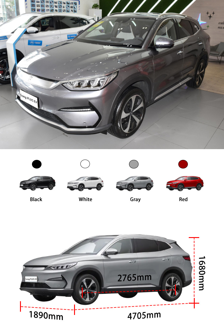 BYD Song Small Plug In Hybrid Electric Vehicle SUV New Energy