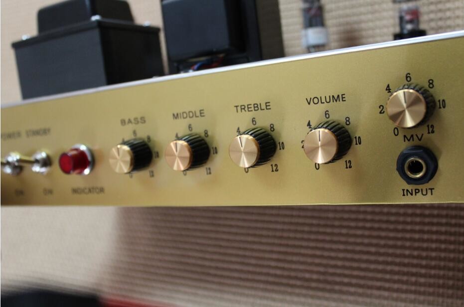 18W Grand Style Hand Wired All Tube Guitar Amplifier Chassis with Ruby Tubes 18W Musical Instruments Imported Parts