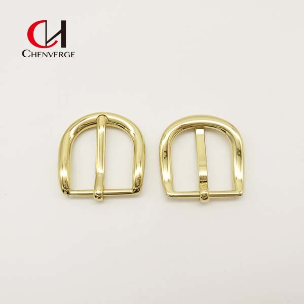 Antirust 25mm Gold Metal Buckle , Anti Corrosion Belt Pin Buckle