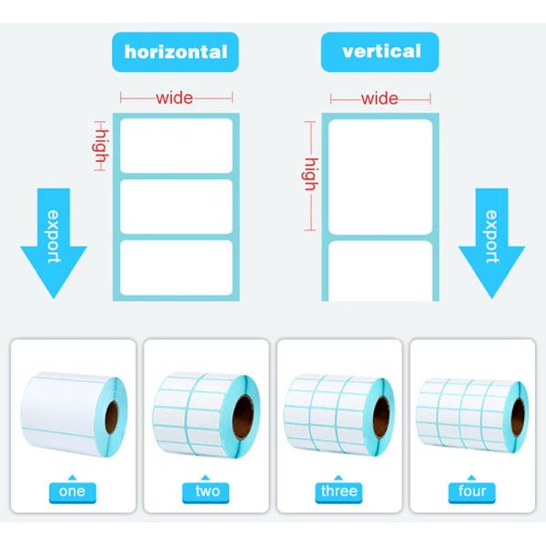 Waterproof 60mm Thermal Printer Roll Paper for Barcode Printing