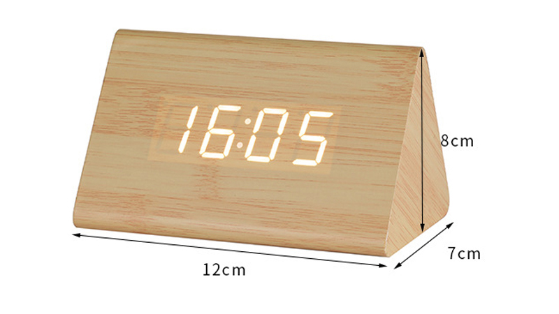 Smart Mini FM Portable Clock Radio With LED Light Bluetooth Speaker