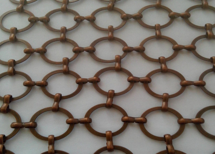 Architecture Decoration Stainless Steel Metal Ring Mesh for Room Divider Curtain