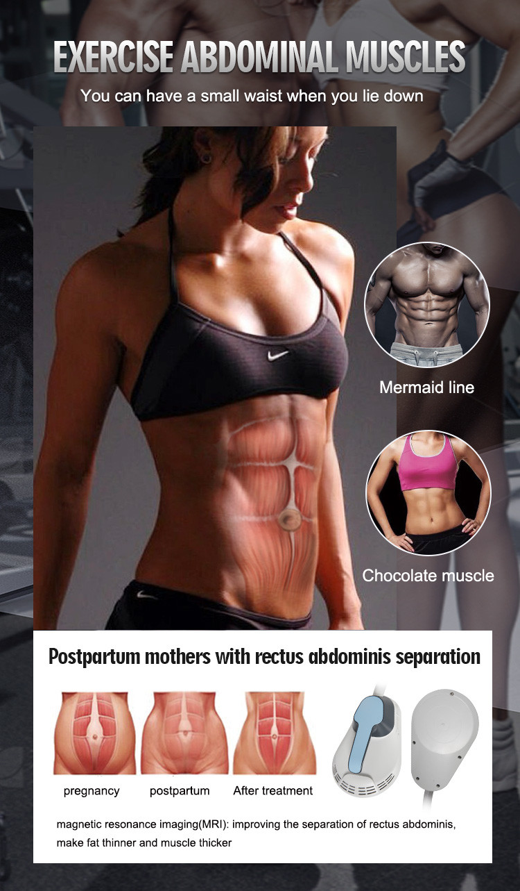 Magnetic Field Fat Sculpting Machine 110V 220V for Muscle Building