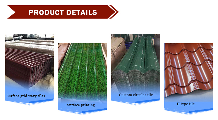 Technique Hot Rolled Dx51d Dx52D Dx53D 0.12-6mm 30-275g Prepainted Galvalume Ppgi Roof Tiles Corrugated Steel Plate with 1