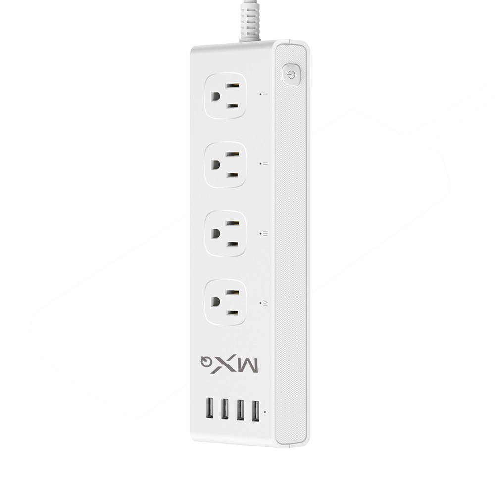 USB WIFI Power Strip Standard Grounding Compatible With Amazon Alexa Google Home