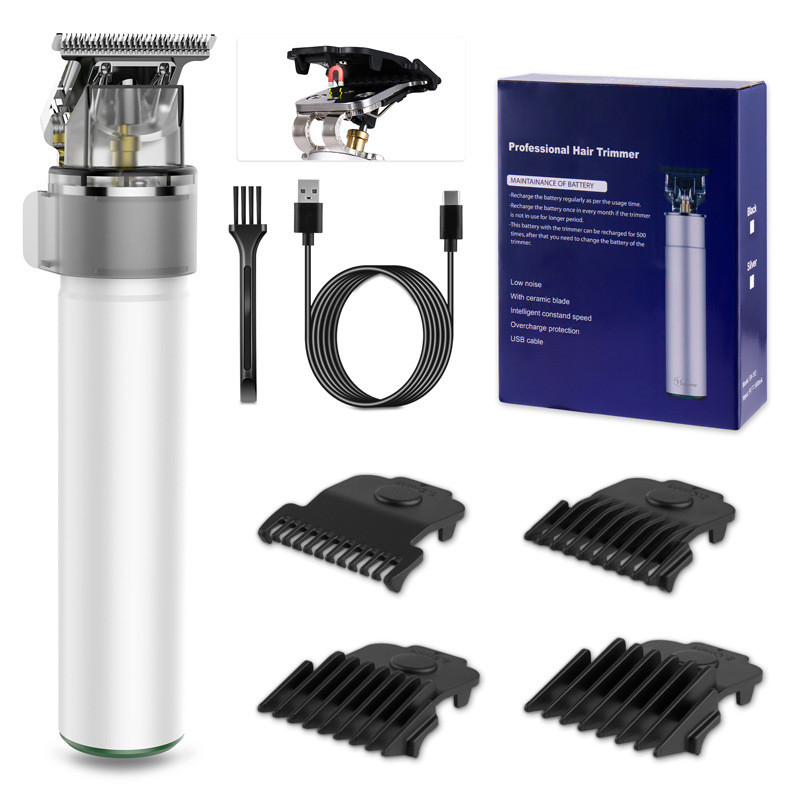 Li Ion Battery Professional Barber Shop Hair Clippers 100v-240v Electric Trimmer