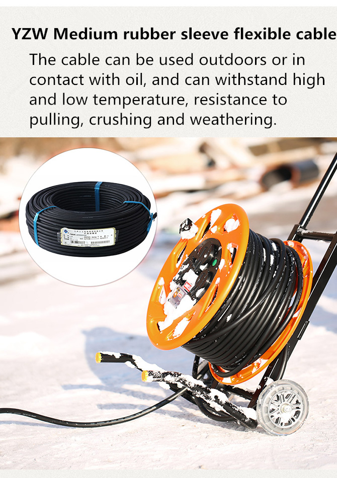 Waterproof Extension cable reel drum for used outdoors or in contact with oil 380V 16A industrial automatic portable hose reels
