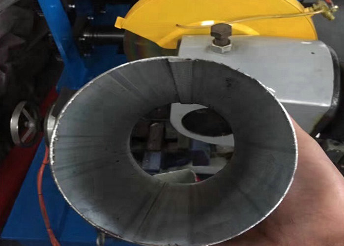 Automatic Steel Round Water Down Pipe Roll Forming Making Machine 8-12m/min speed