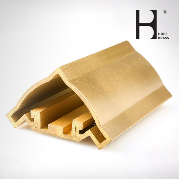 C38500 Metal Alloy Copper Brass Extrusions Sections Brass Extruding Profiles Copper Alloy Profiles 5~180mm OEM ODM