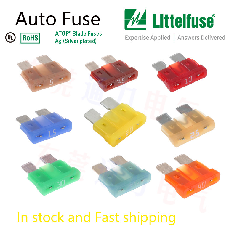 Mini Littelfuse 40A Red Auto Blade Fuse 32V Dc Mfr. Part No 02870040.PXCN
