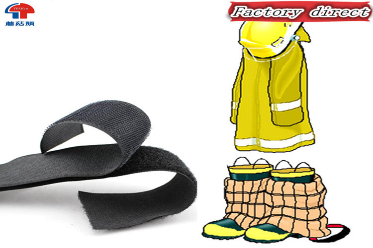 100% Nylon industrial Fire Retardant Hook And Loop tape For Professional Firefighting