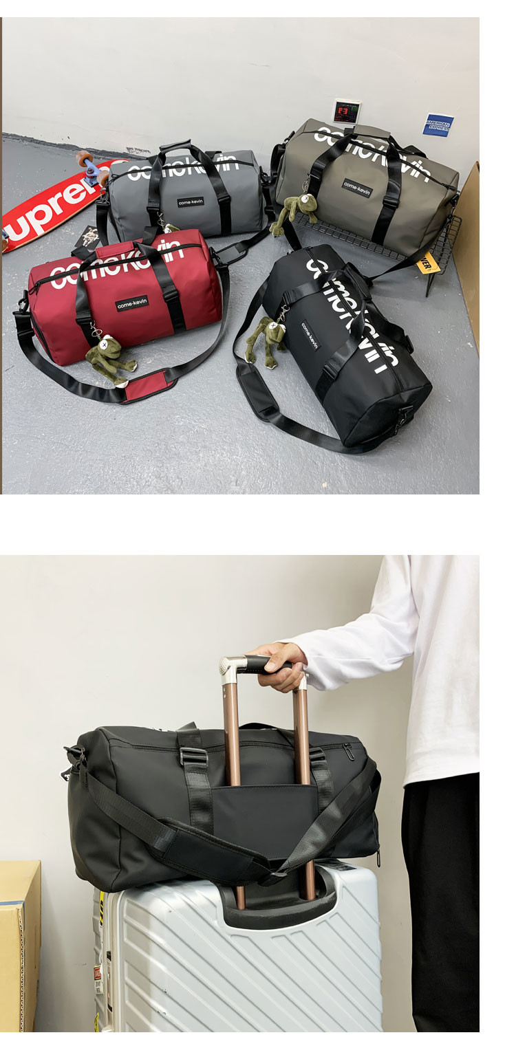 45L Lightweight Gym Duffle Bag Sport Gym Bag With Shoe And Wet Compartment