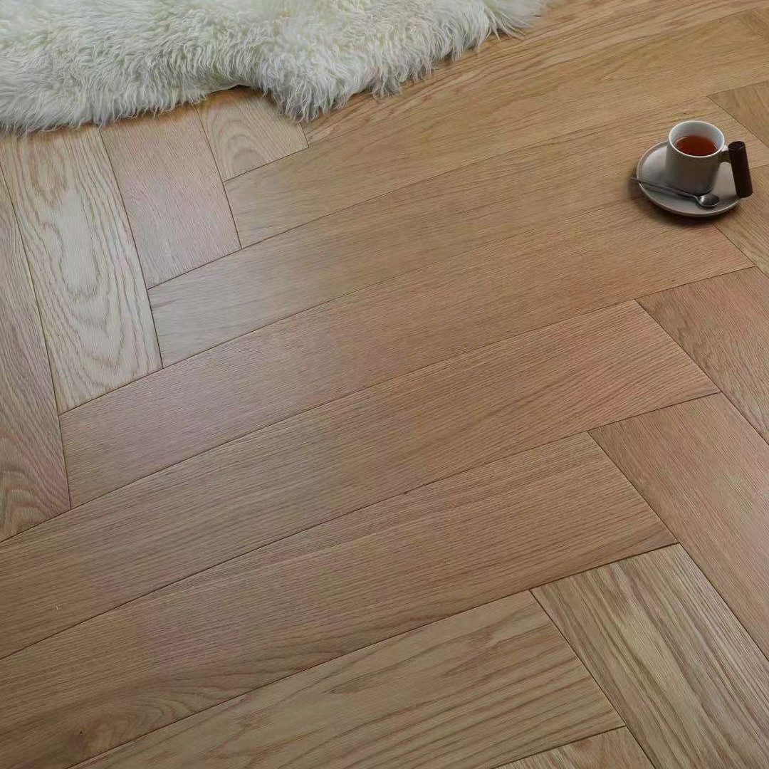 Engineered Wood Flooring Type Parquet Wood Flooring in Antiqued Mable Teak Oak Walnut