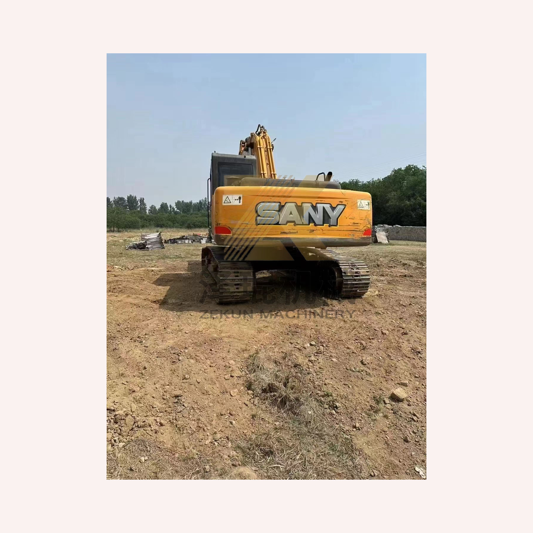 Used Sany SY215C Excavator 2018 Construction Machine with Original Engine