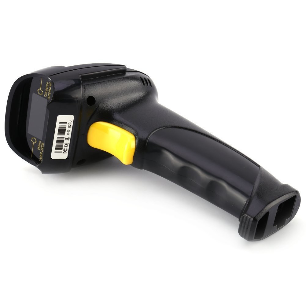 Bi Directional Laser 1D Barcode Scanner Handheld For Warehouse Library Supermarket