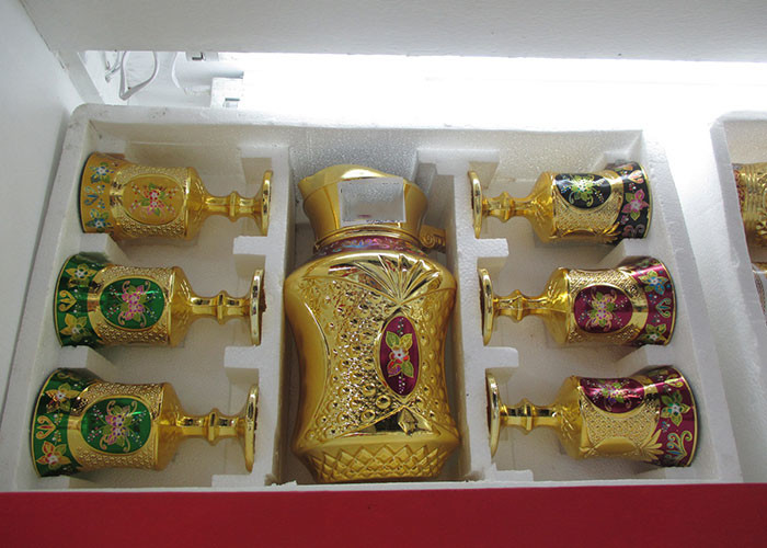 Arab Cultural Tea Set As Artistic Wedding Gift Customized Pattern Available