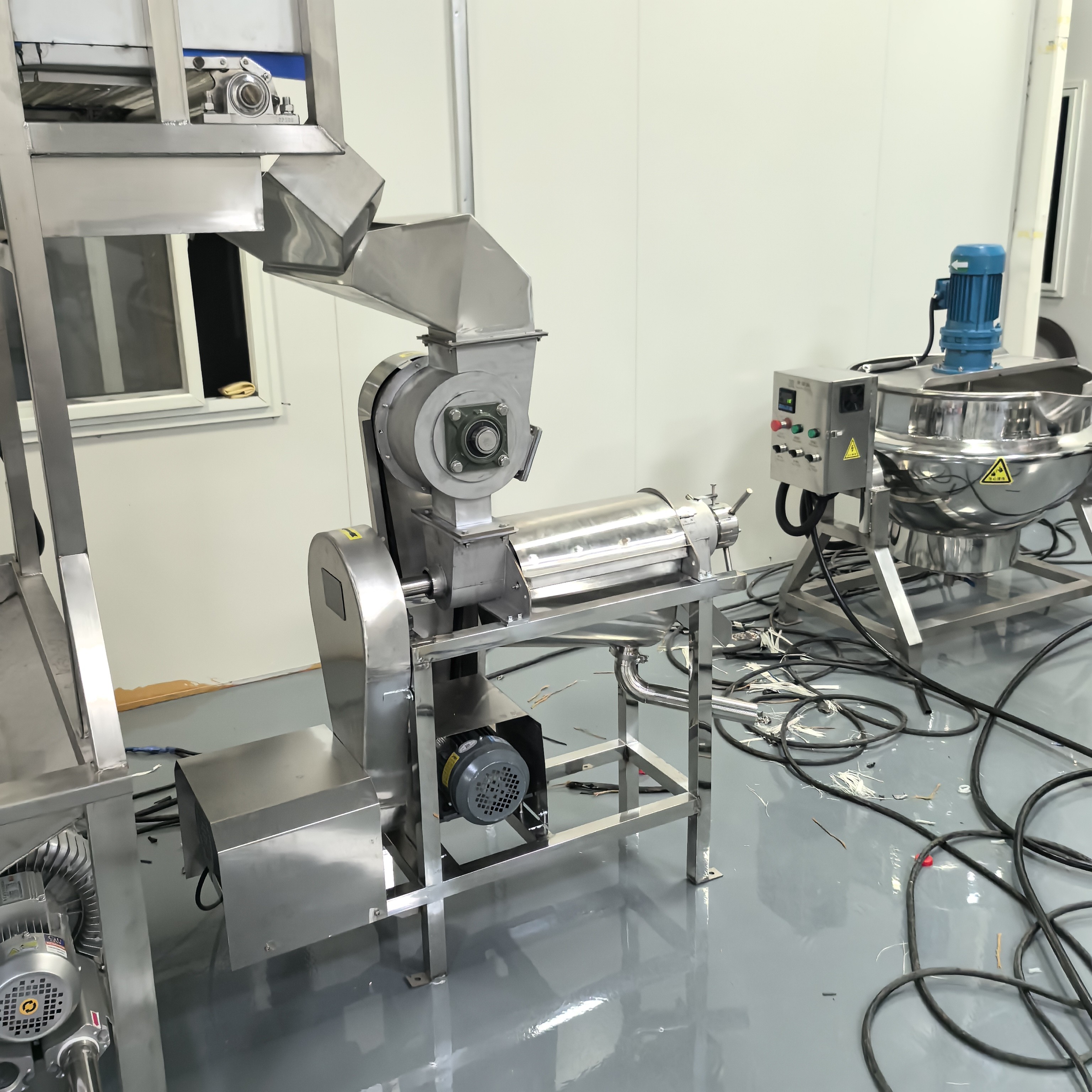 Efficient Paste Pure Taste To Ensure High Quality Pear Paste Automatic Production Line