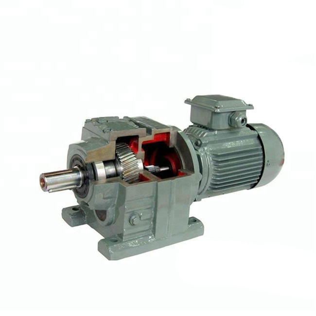 OEM Manson R Series Brake Motor Helical Transmission Gearbox Electric Motor Gear Reducer