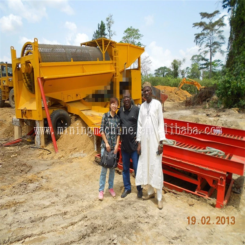 Small Scale 5TPH - 10TPH Gold Trommel Wash Plant Gold Mining Equipment