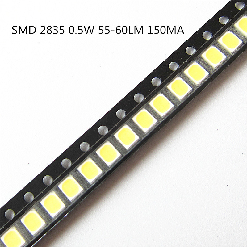 3528 2835 3V SMD LED Beads 1W LG 100LM Cold White For TV LCD Backlight