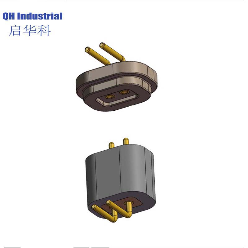2Pin Spring Force Smart Watch Double Ends Pogo Pin Pogo Pin Charging Connector Plating Ni Pcb Dip Magnetic Pogo Pin  
