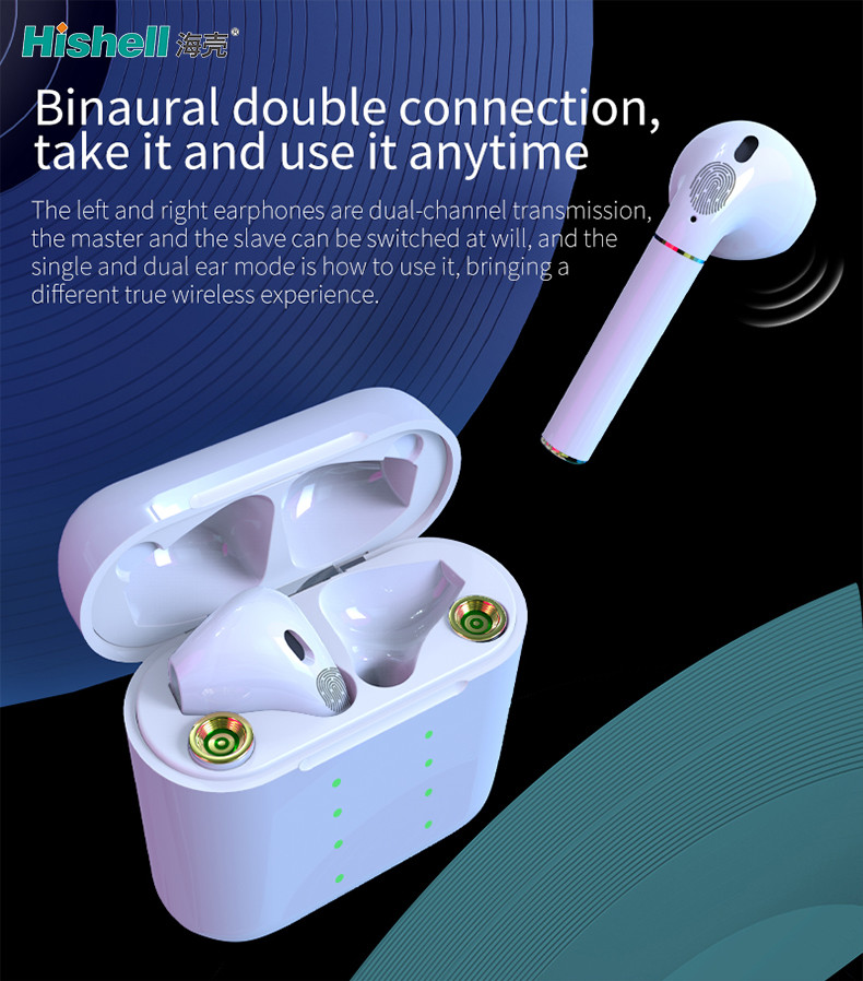 500mAh HiFi ABS TWS True Wireless Stereo Earbuds Waterproof BT5.0 F68