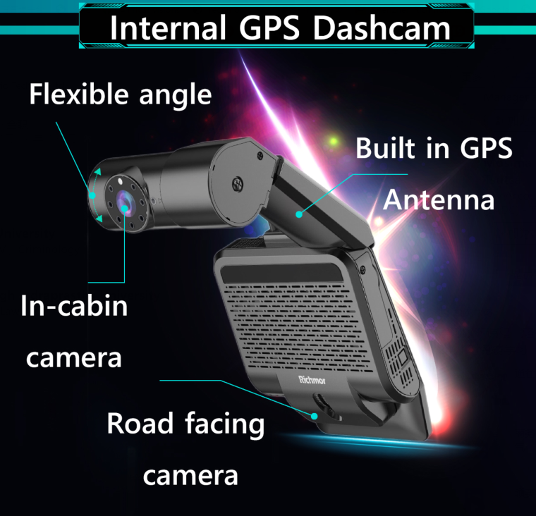 1080P Resolution Richmor Vehicle Driving Recorder Mini DVR Camera for Voice Intercom