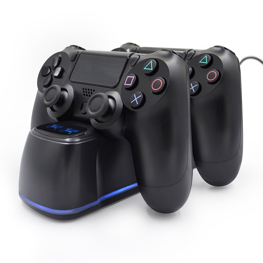 2018 New Dual USB Controller Charger Charging Dock Station with LED Indicator for Ps4 / PS4 Pro / PS4 Slim controllers