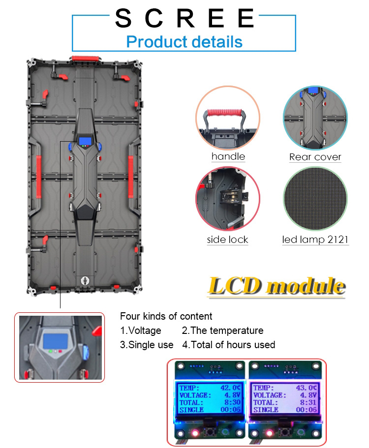 Concert Led Screen Rental Indoor P3.91 P4.81 P5.95 P6.25 Customized Led Screen Rental Prices