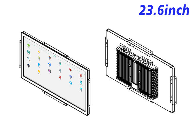 23.6-Inch Android Display for Logistics Monitoring and Automation Systems