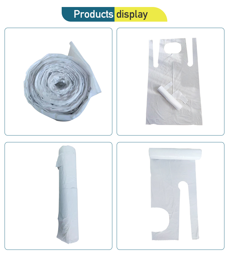 ODM Disposable LDPE HDPE Cook Apron For Children