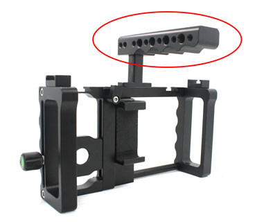 Professional Shooting Camera Lens Attachment , Aluminum Dslr Camera Cage Kit