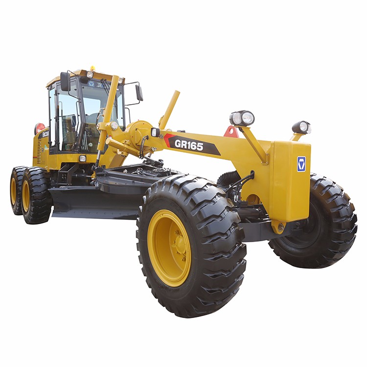 High Power Small Road Grader , Road Construction Machinery Hydraulic Controlled