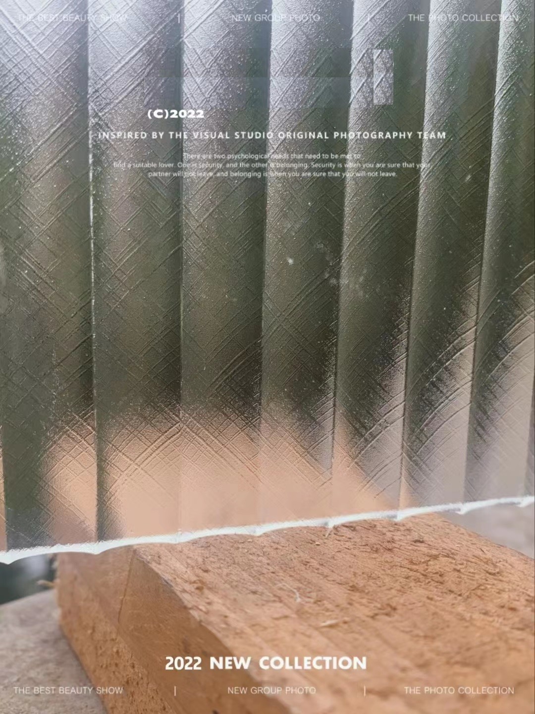OEM ACID Etched Tempered Glass Champagne Gold and Silver Platinum Wired