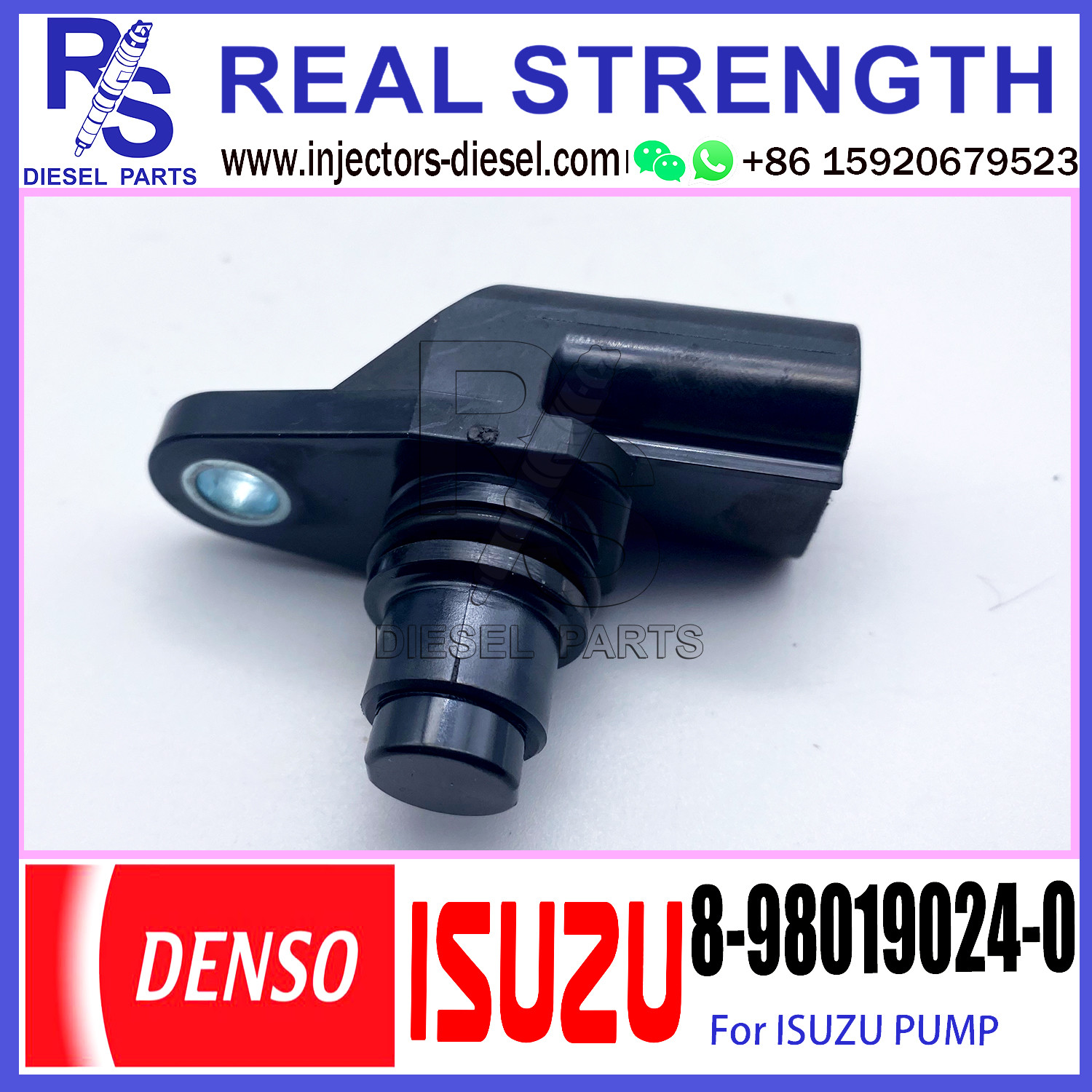 Engine Revolution Speed Sensor 8980190240 8-98019024-0 For ISUZU ELF 4HK1