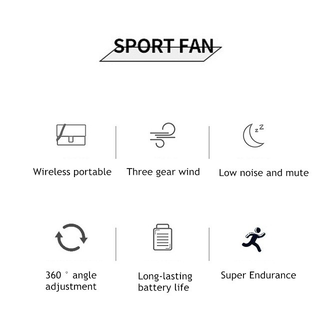 6hrs Rechargeable Hanging Fan