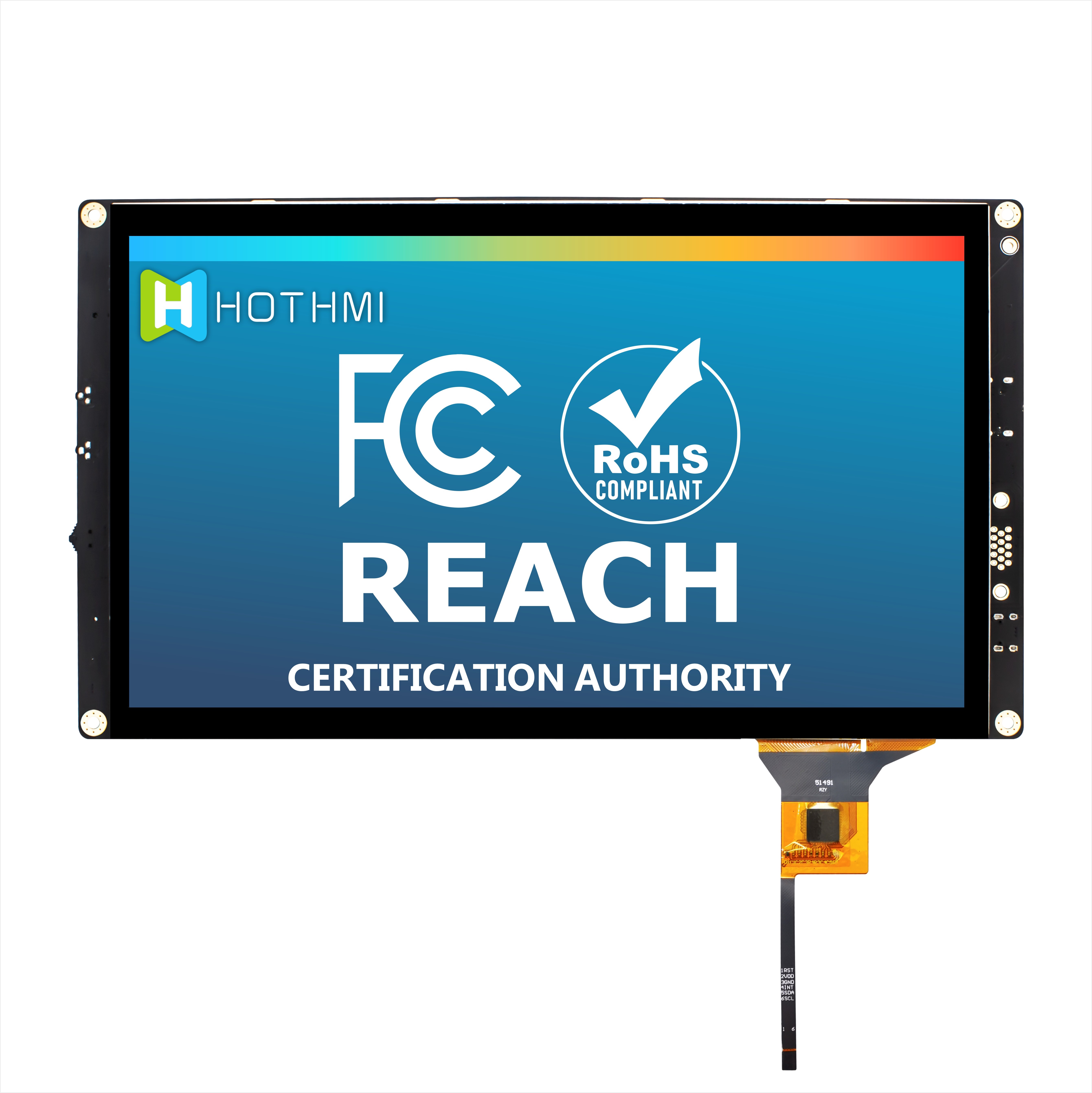 10.1 Inch HI IPS 1024x600 TFT LCD Module Display Capacitive Touch With Raspberry Pi