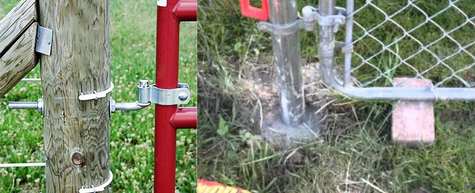 Adjustable Gate Hinge Bolt Gate Female Hinge Bolt For Farm Fence Gate Hardware
