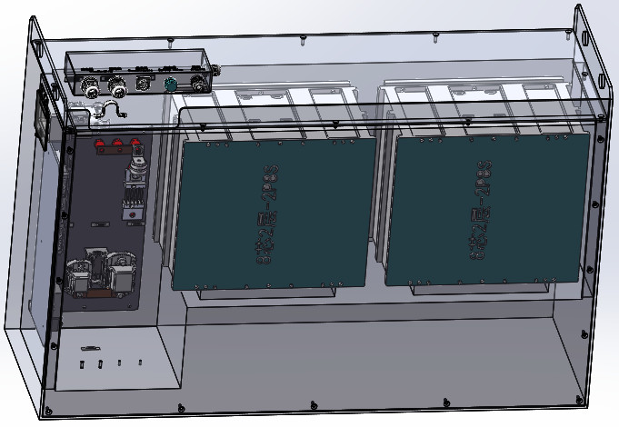 51.2v 350ah Lithium Ion Power Pack Loading Vehicle