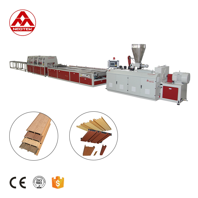 38CrMoALA Screw Material 100kW PVC Based WPC Extrusion Line for Versatile Applications