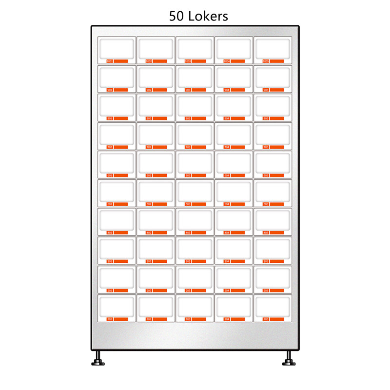Touch Screen Smart Locker Vending Machine For Snacks Food Cans Toys Candle