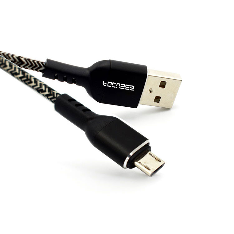 10ft Micro USB Data Transfer Cable Premium Nylon Braided For Samsung