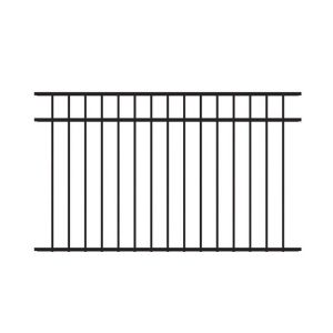Welded Wrought Iron Fence Panels With Finial Hot Dip Galvanized