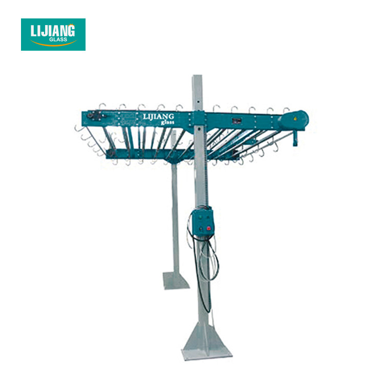 2000mm Rotating Glass Turning Table For Sealant Extruder With Rollers