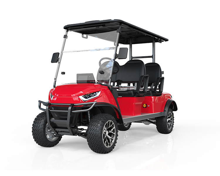 Max Speed 25-30km/h Front Disc Rear Disc Brake System NL-JY4.G 4 Passenger Electric Hunting Car Electric Golf Cart for Club