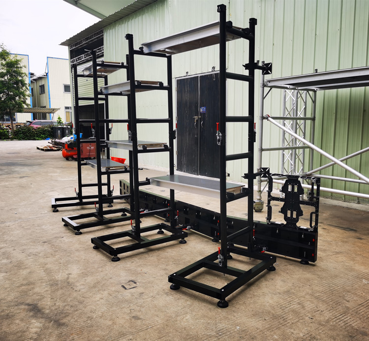 Hanging Curved LED Screen 0.8M 0.5M Aluminum Alloy Truss