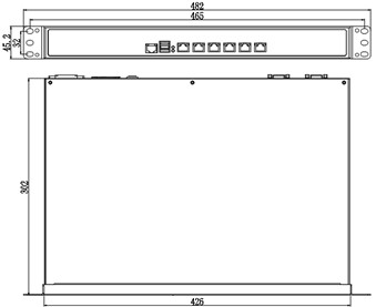 NSP-1761 Network Security Platform 1U 6LAN IPC 6 Intel GiGa LAN Board Pasted With Low Power CPU